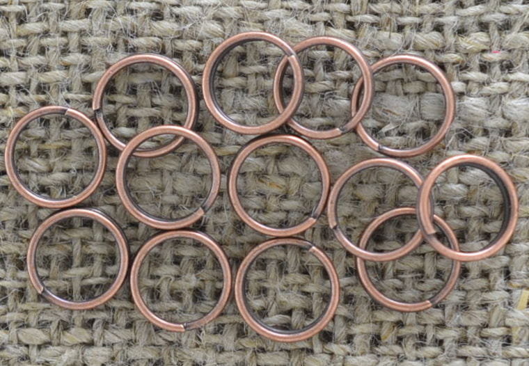 [-01003] Ogniwka sprężynki 7mm miedziane 100szt