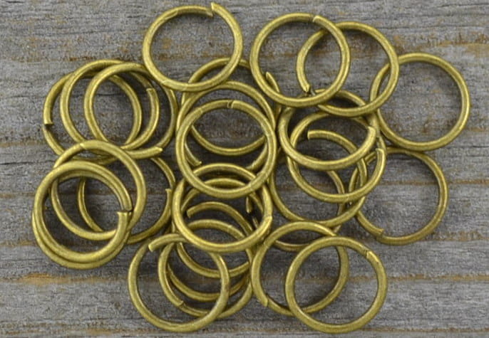 [101007] Ogniwka otwarte 8mm kolor brąz 100szt