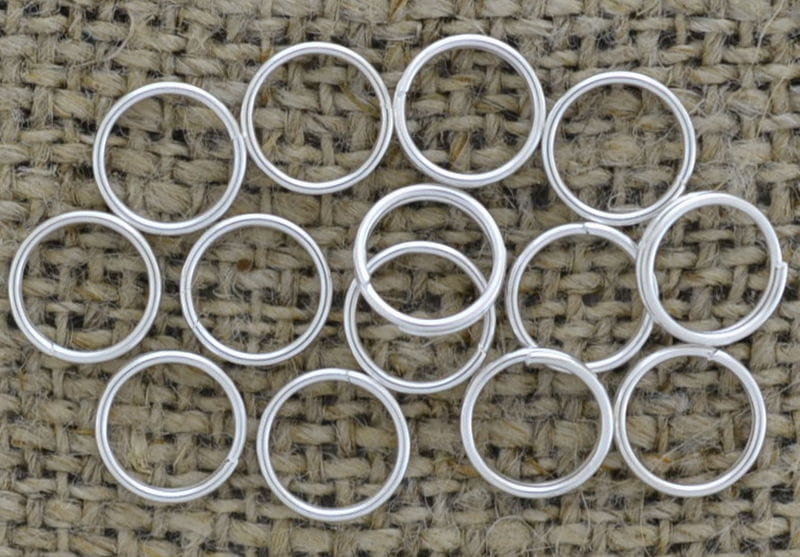 [301018] Ogniwka sprężynki 7mm srebrne 100szt