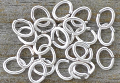 [301003] Ogniwko otwarte 4*3mm kolor srebrny 50szt