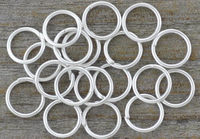 [301002] Ogniwka otwarte 6mm kolor ciemnego srebra 120sztuk