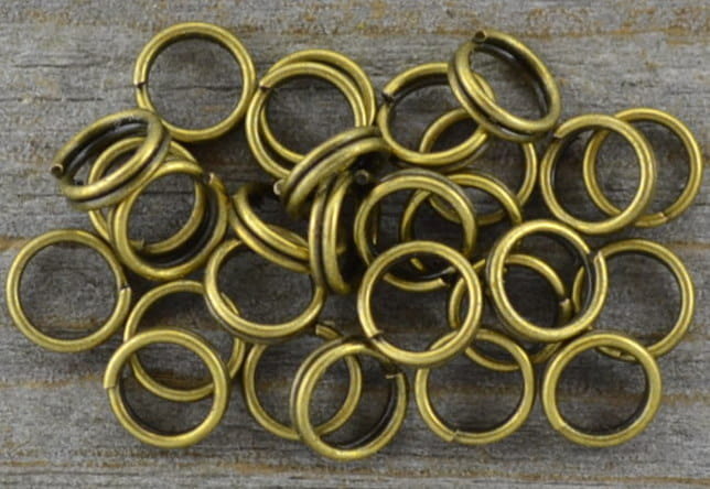 [101006] Ogniwka sprężynki 6mm kolor brąz 100szt