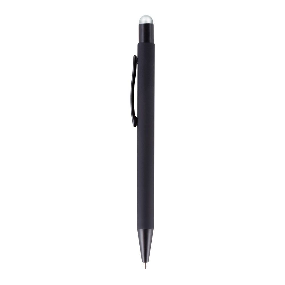 Długopis z funkcją Touch Pen Keith, aluminiowy, srebrny Ø1 x 14,2 cm