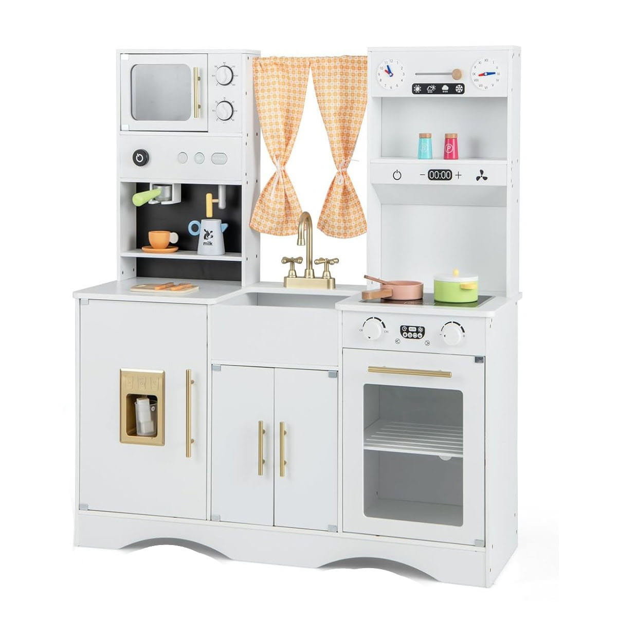 Drewniana kuchnia dla dzieci Zabawka 102 x 35 x 110 cm