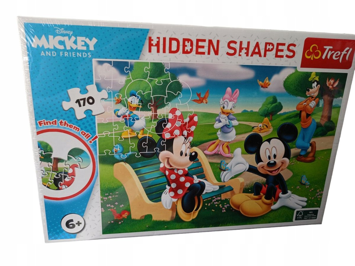 Trefl Hidden Shape Puzzle - Mickey Mouse Disney 93497