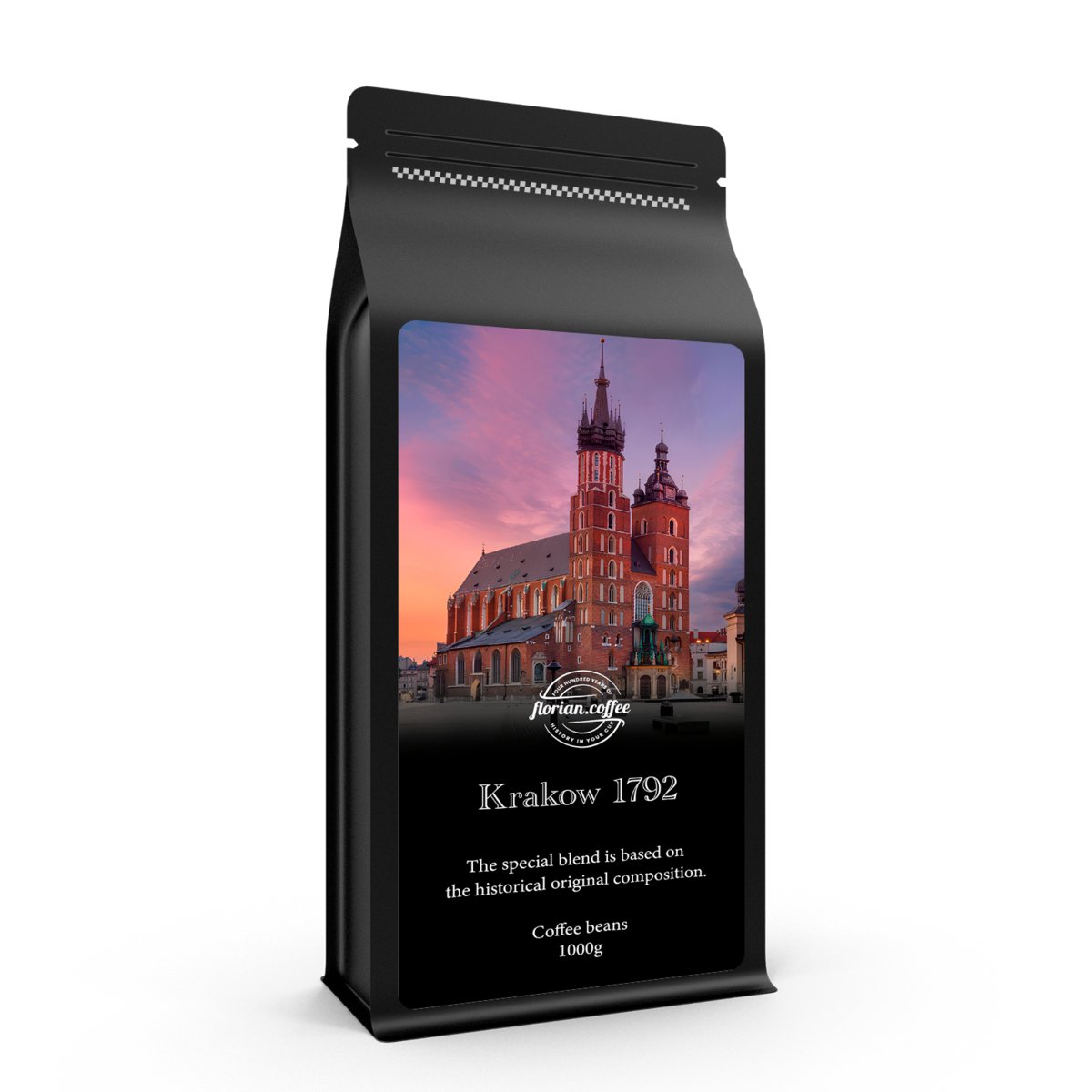 ŚWIEŻO PALONA KAWA ZIARNISTA 1KG KRAKÓW - 100% ARABICA