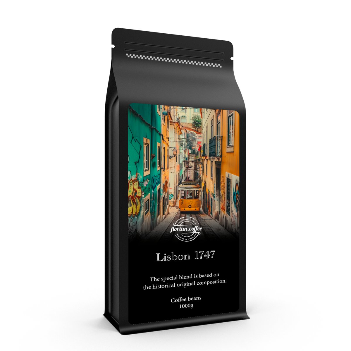 ŚWIEŻO PALONA KAWA ZIARNISTA 1KG LIZBONA - 100% ARABICA