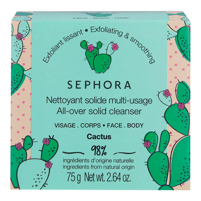 Mydło Naturalne W kostce Cactus Sephora Collection 75g