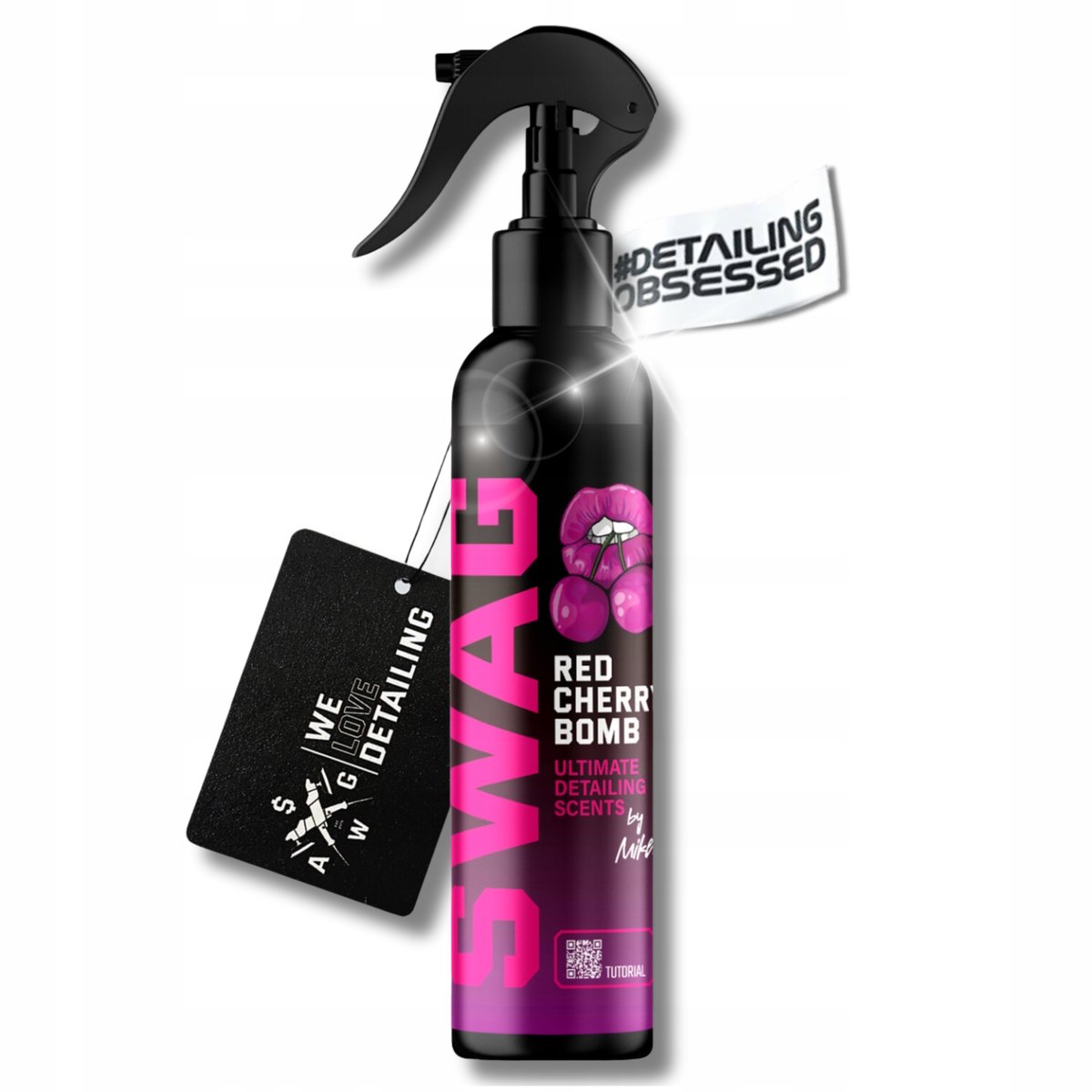 SWAG RED CHERRY BOMB 150ml czerwona wiśnia zapach samochodowy + zawieszka