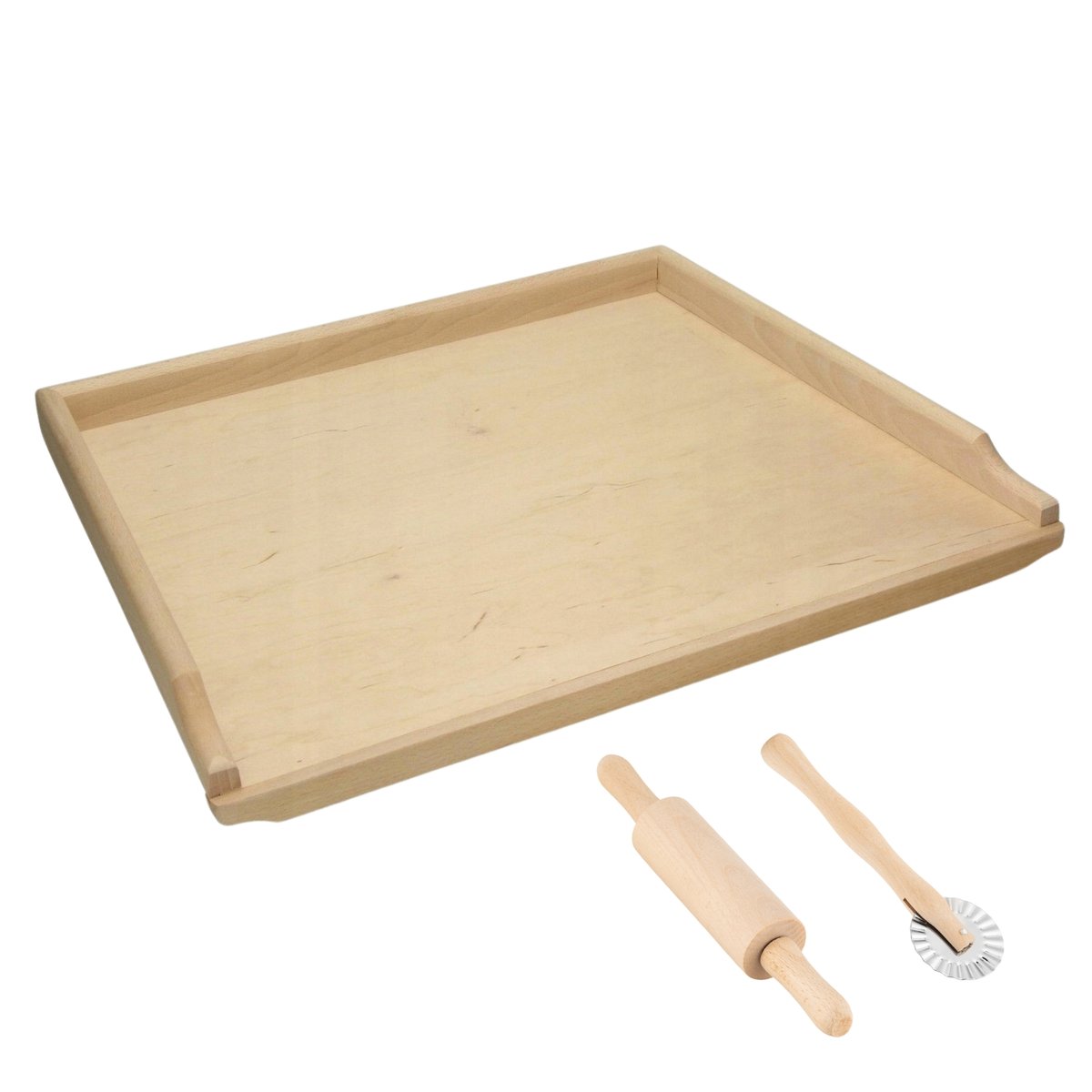 STOLNICA DREWNIANA 70X50 CM JEDNOSTRONNA DESKA DUŻA XXL + WAŁEK RADEŁKO