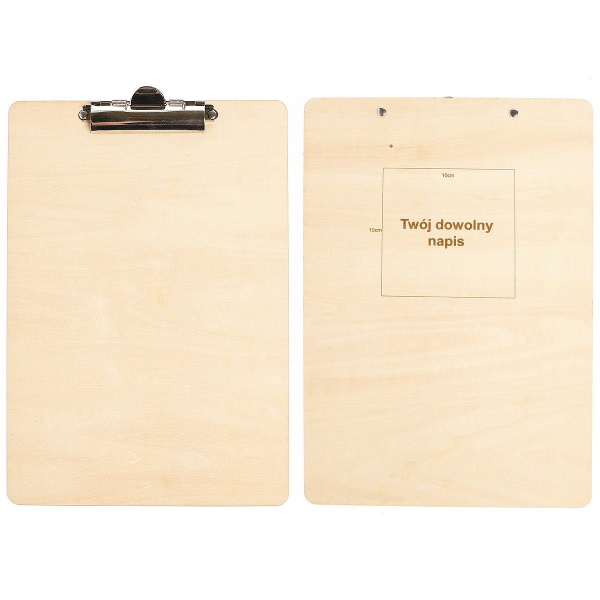 Clipboard Drewniany A3 Podkładka Grawer Logo