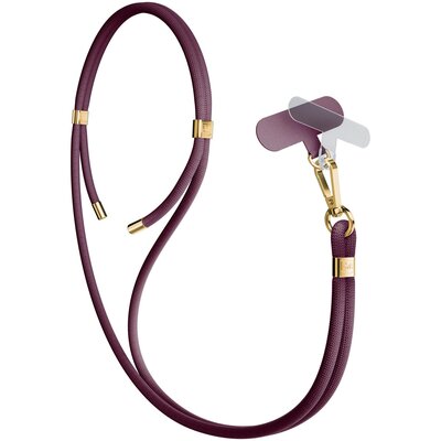 Smycz do telefonu 3MK EasyClip Elite Bordowy