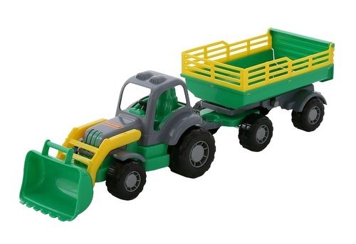 Osiłek traktor z przyczepą Nr 2 i łyżką. 44808