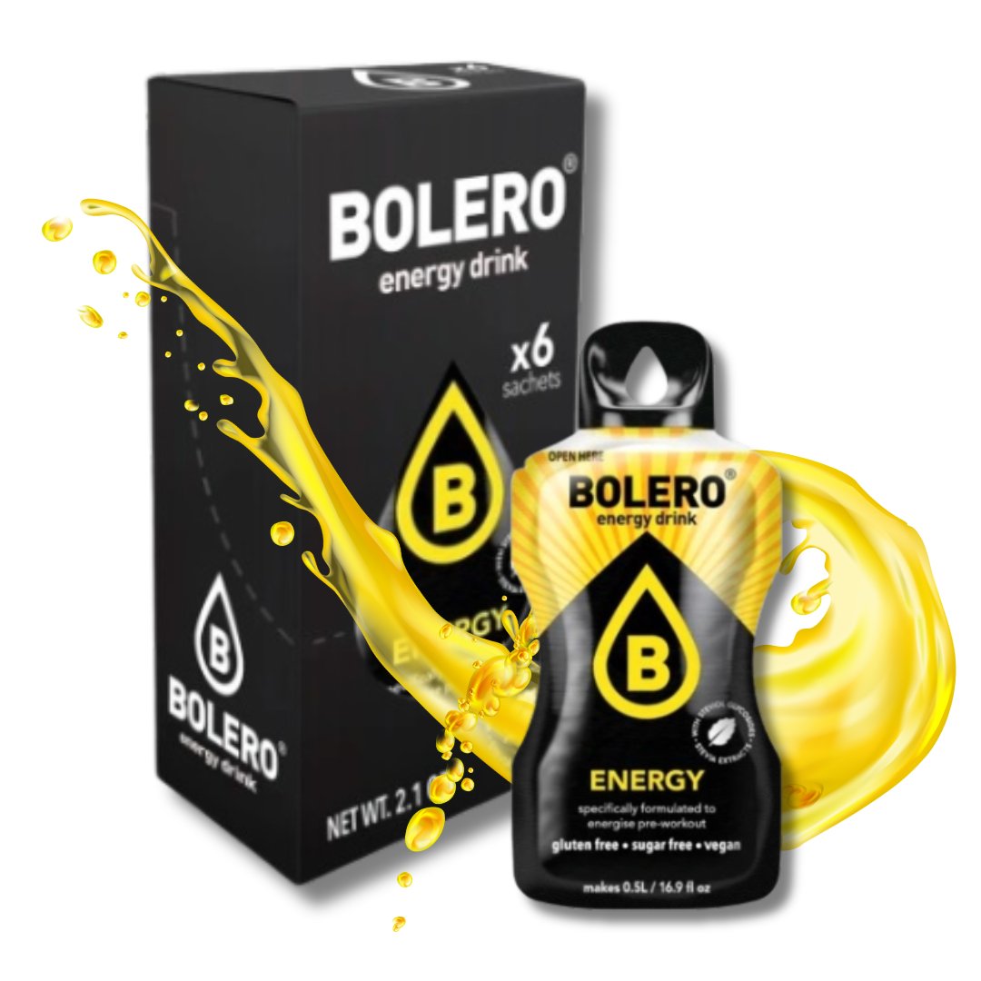 Bolero Box Energy ze stewią 10g drink box Napój energetyczny 6x10g