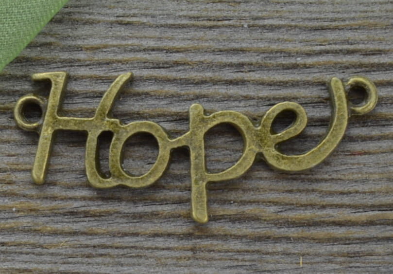 [11263] Element ozdobny łącznik HOPE kolor brąz