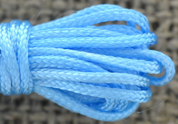 [73837] Sznurek nylonowy 1mm błękitny 5m