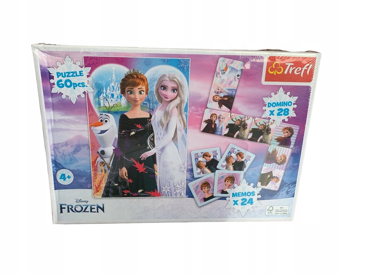 PUZZLE MEMOS DOMINO DISNEY FROZEN Kraina Lodu 93260