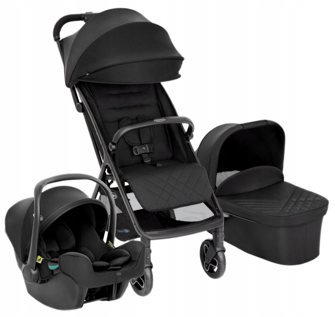Graco Wózek Myavo Trio Midnight Zestaw 3W1