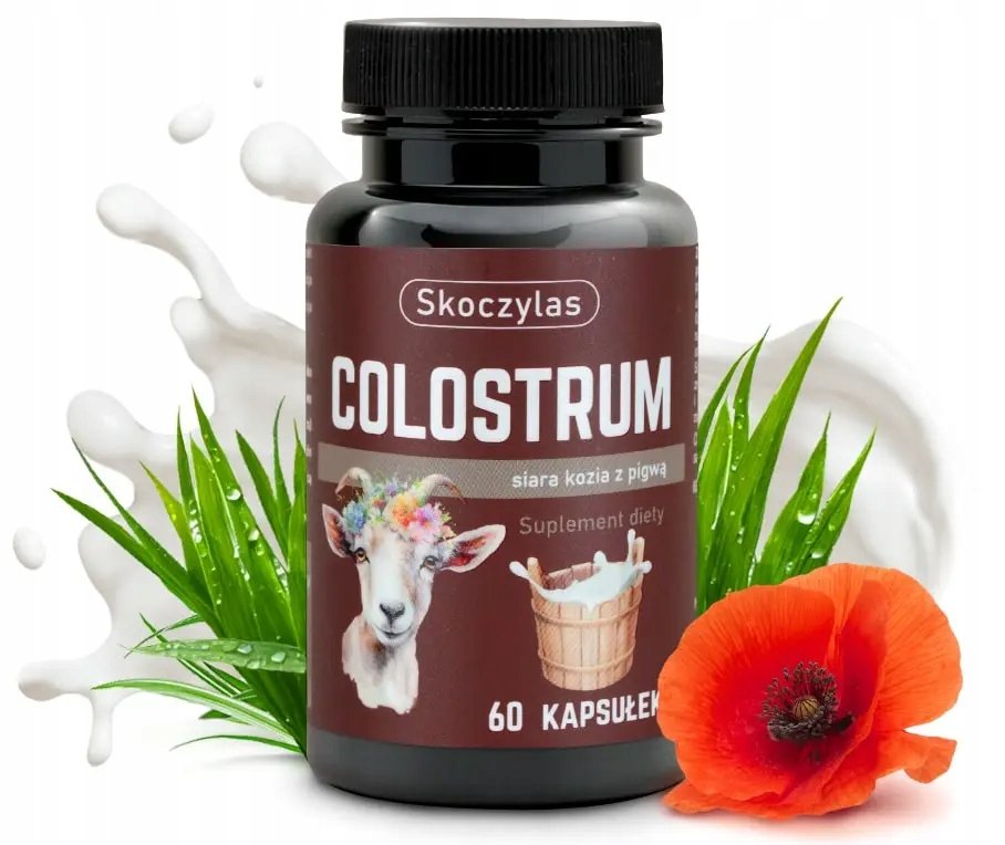 Skoczylas, Colostrum siara kozia z pigwą, 60 kaps.