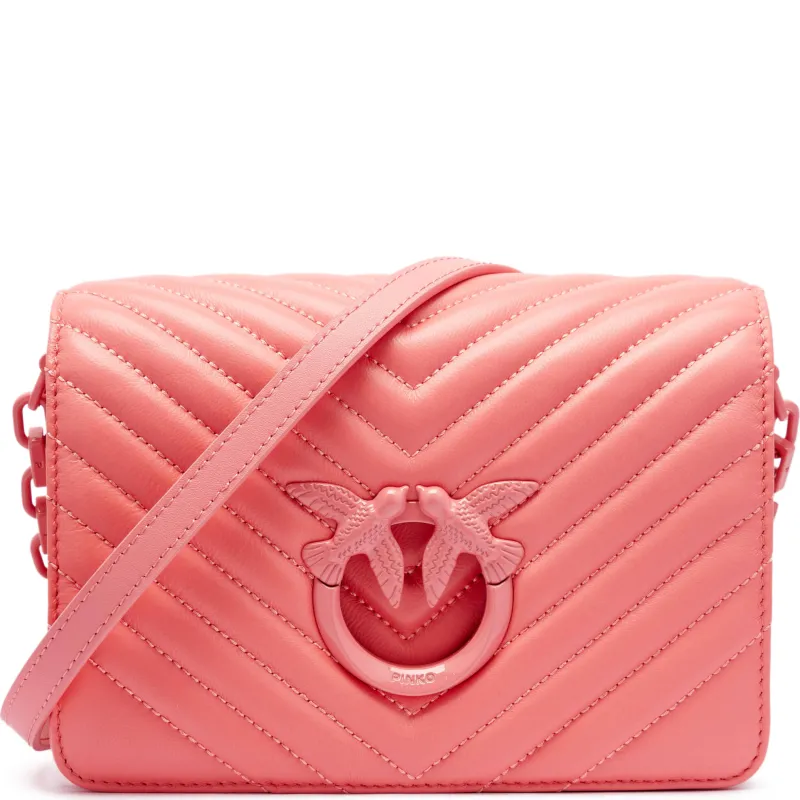 Pinko Skórzana listonoszka LOVE CLICK MINI