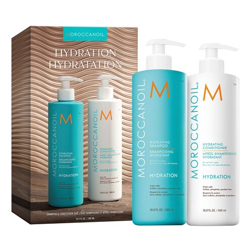 Moroccanoil - Zestaw Nawilżający Z Szamponem I Odżywką Do Włosów - Hydration - Dla Kobiet