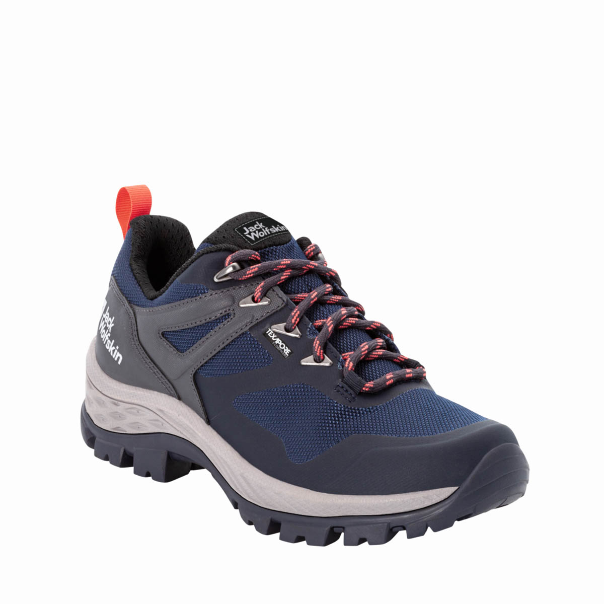 Buty damskie trekkingowe Jack Wolfskin REBELLION GUIDE TEXAPORE LOW W blue / coral - 39