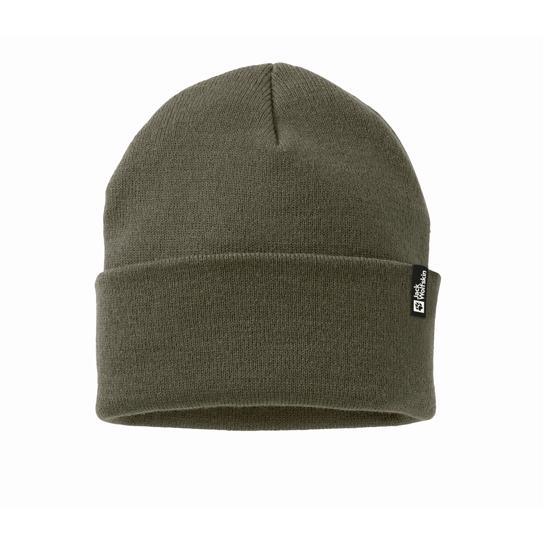 Czapka Jack Wolfskin RIB BEANIE island moss - ONE SIZE