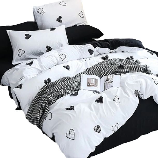 Pościel Komplet 160x200 + 2x Poszewka 70x80 Bawełna Satynowa - Różne Wzory