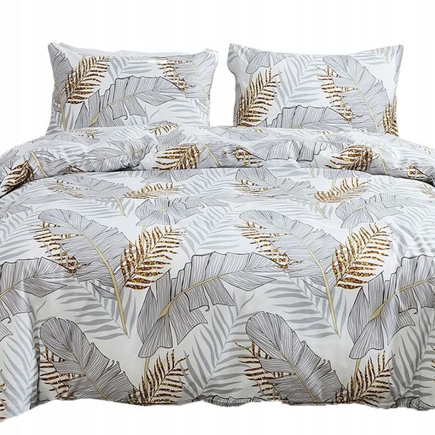 Pościel Komplet 160x200 + 2x Poszewka 70x80 Bawełna Satynowa - Różne Wzory