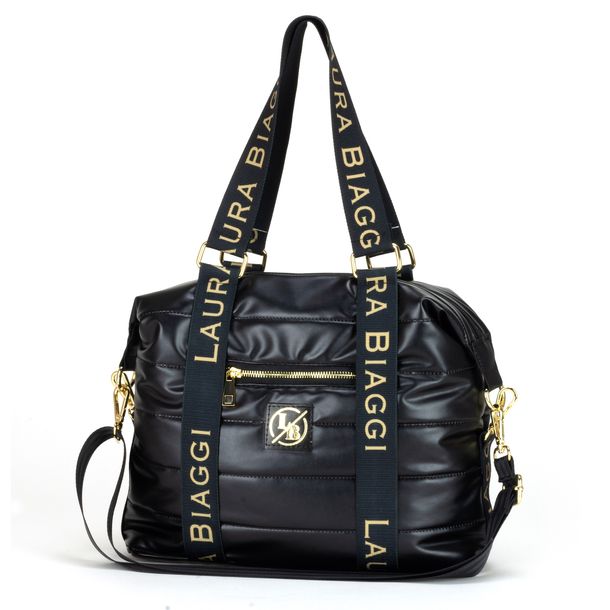 Laura Biaggi Torebka Damska Shopper A4 Pikowana