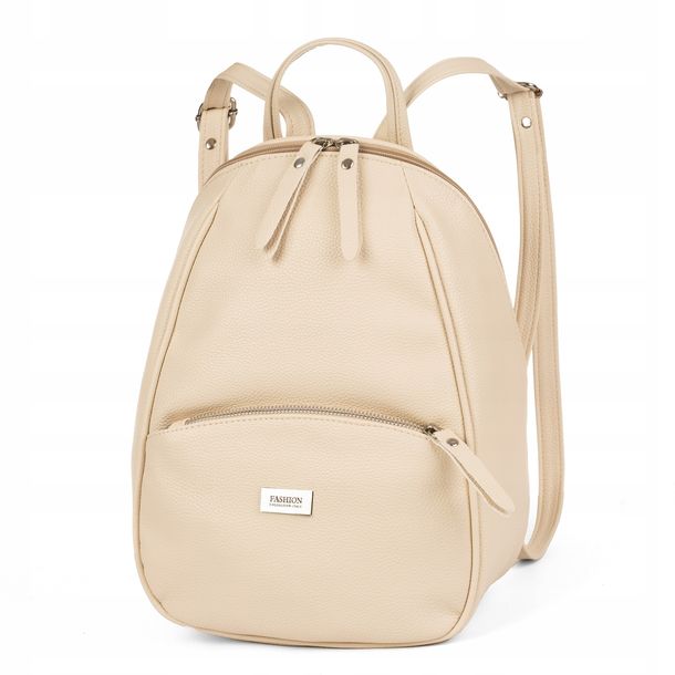 Plecak Damski Stylowy Plecaczek Sportowy Eko Skóra