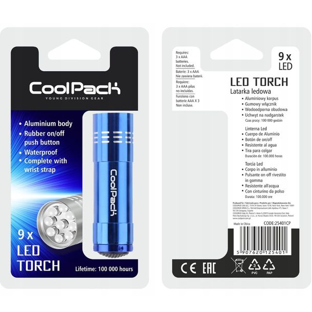 Coolpack Latarka Mini Led Ledowa Promocja