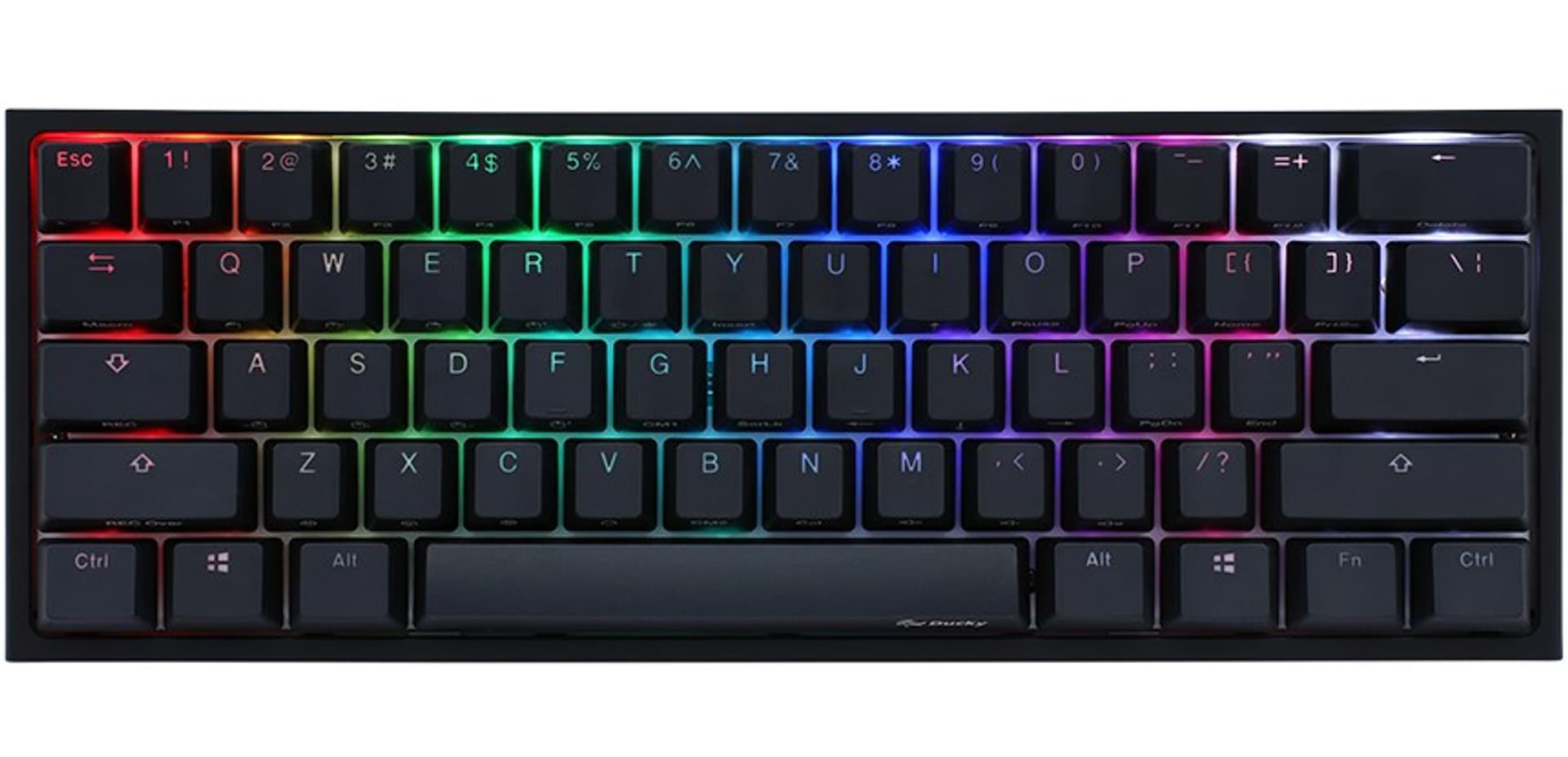 Ducky One 2 Mini RGB klawiatura Gaming USB Swiss Czarny