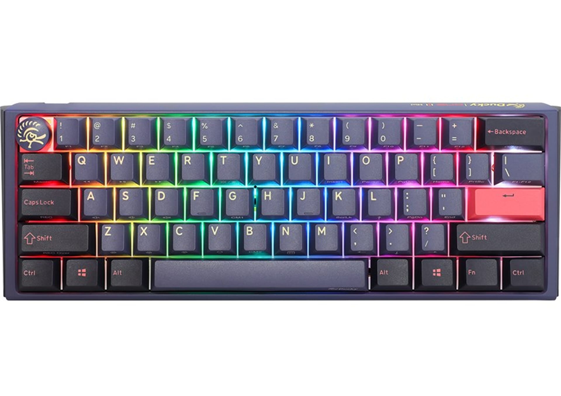 Ducky One 3 Mini klawiatura Gaming USB QWERTY Angielski Niebieski