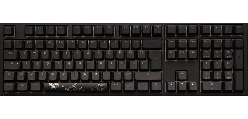 Ducky Shine 7 klawiatura Gaming USB Niemiecki Czarny
