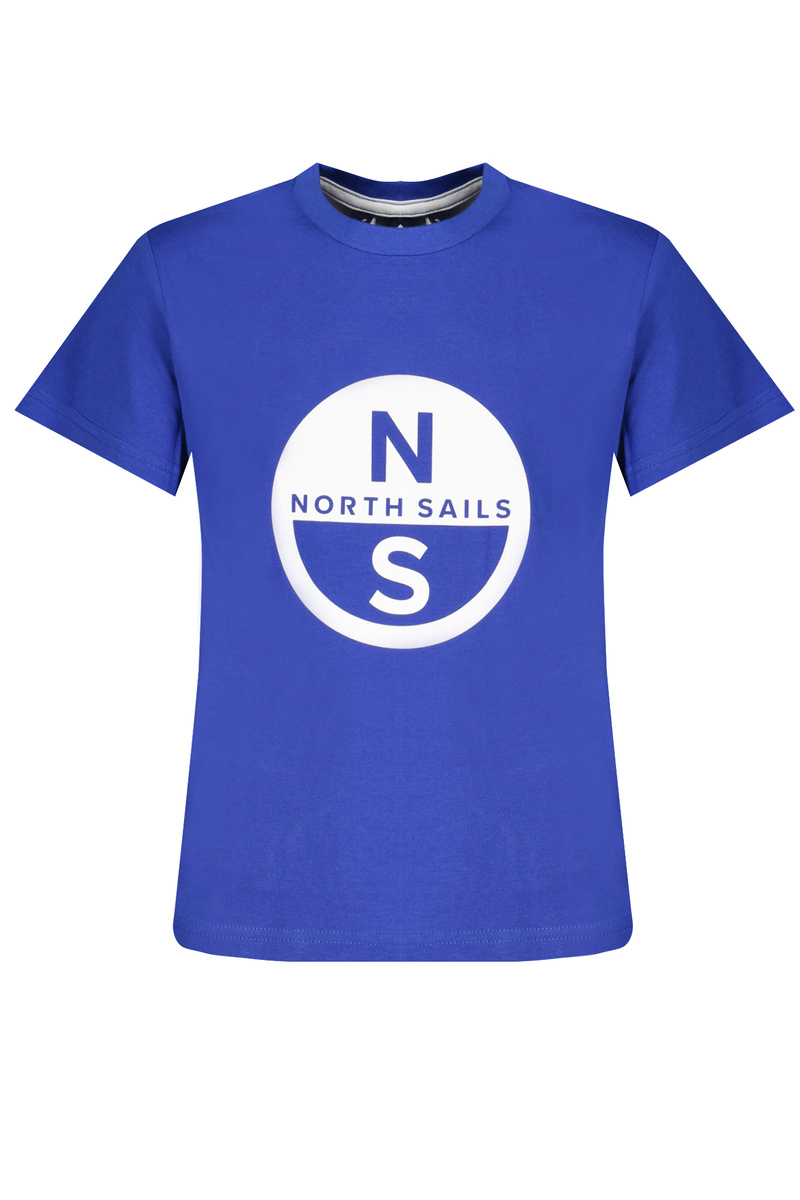 T-SHIRT DLA DZIECI Z KRÓTKIM RĘKAWEM NORTH SAILS NIEBIESKI