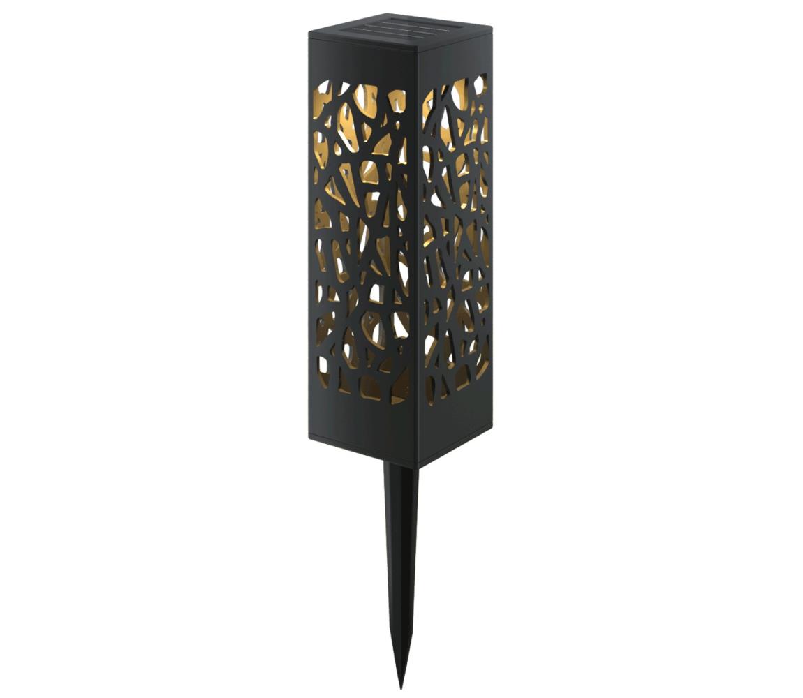 Aigostar - LED Lampa solarna LED/0,006W/1,2V 28,5cm czarna 2700K IP44