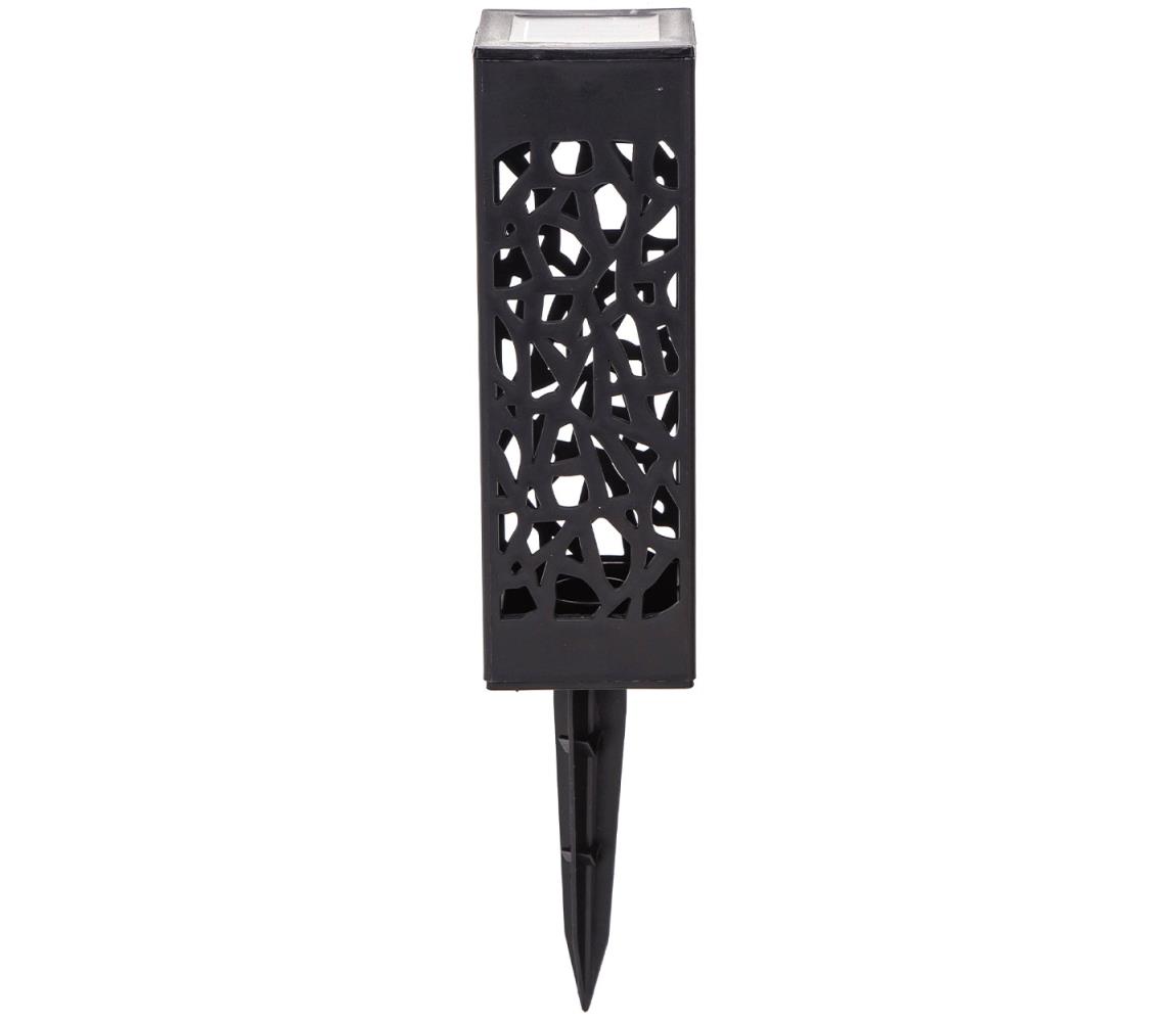 Aigostar - LED Lampa solarna LED/0,006W/1,2V 28,5cm czarna 6500K IP44