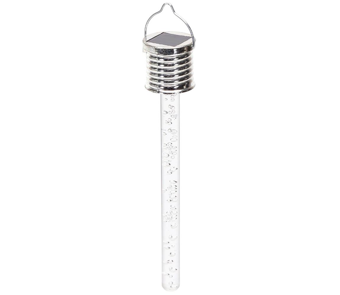 Aigostar - LED Oświetlenie solarne LED/0,006W/1,2V chrom 2700K IP44