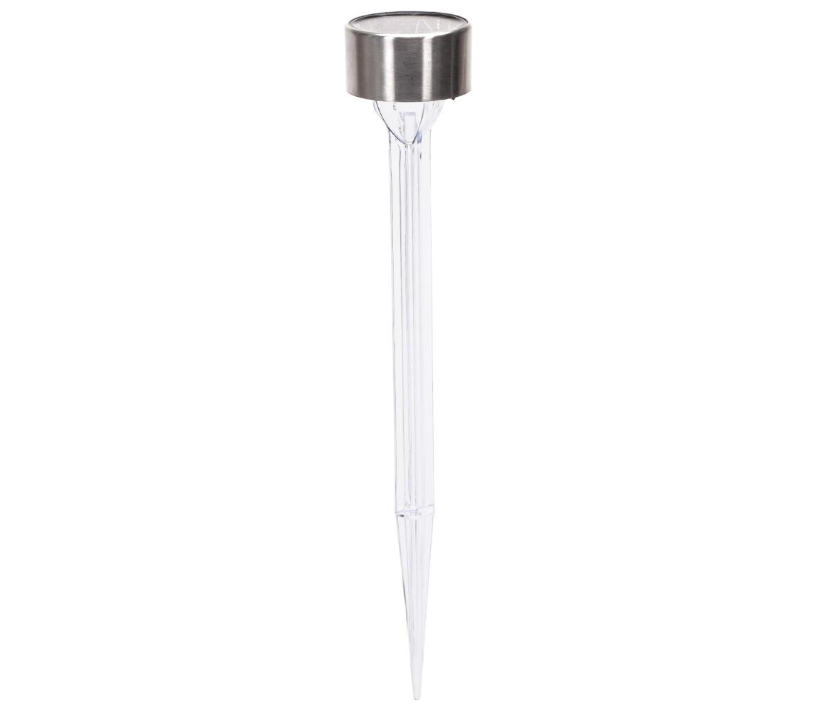 Aigostar - LED Lampa solarna LED/0,006W/1,2V 32cm chrom 2700K IP44
