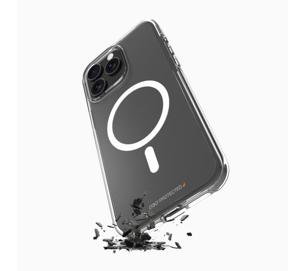 Puro D3O do iPhone 15 Pro Przeźroczysty