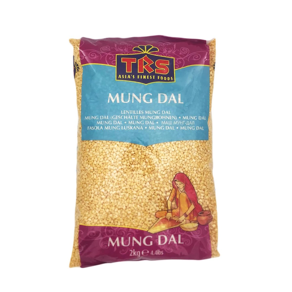 Żółta fasola łuskana Mung Dal TRS 2kg