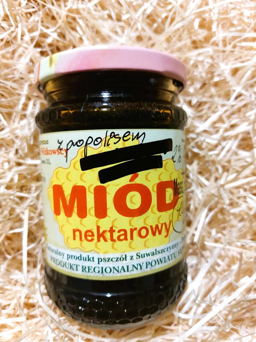 Miód z propolisem 2%