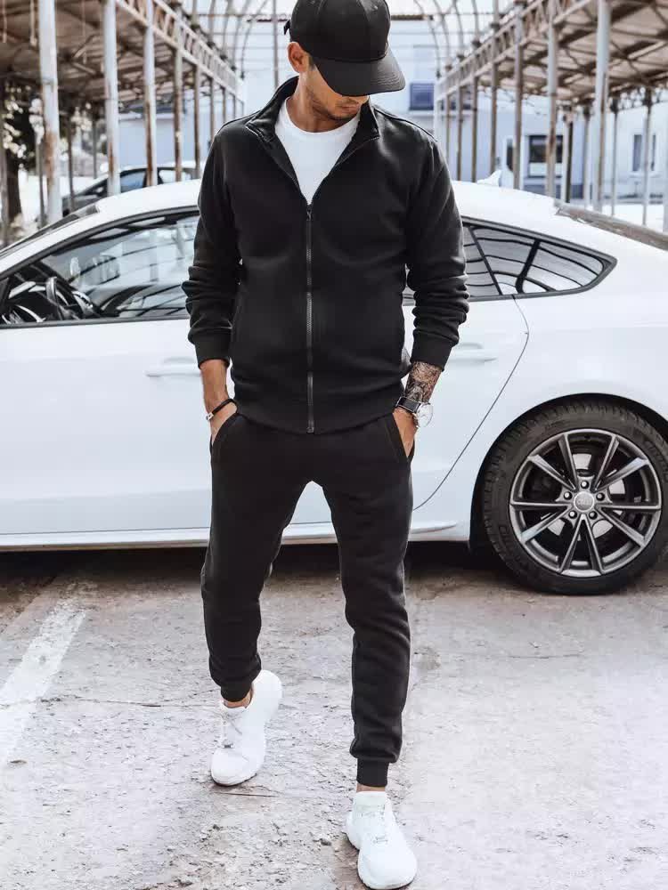 Dres męski ocieplany czarny Dstreet AX0607-XXL