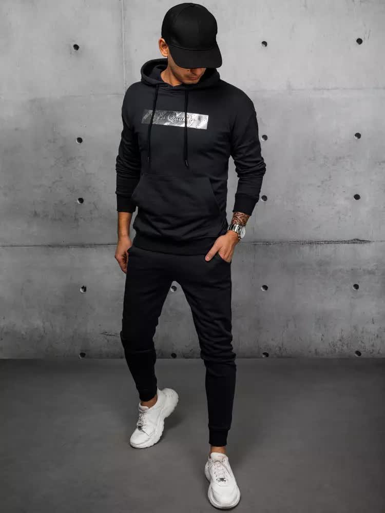 Dres męski czarny Dstreet AX0694-XL