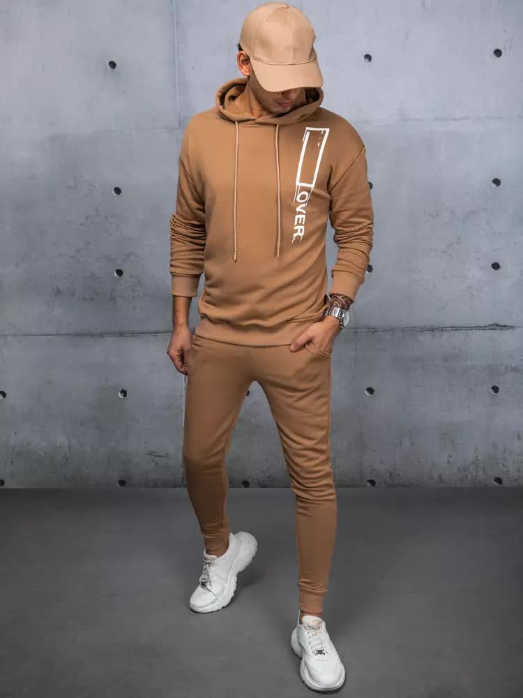 Dres męski kamelowy Dstreet AX0684-M