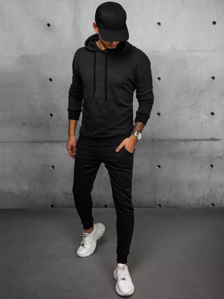 Dres męski czarny Dstreet AX0692-XL