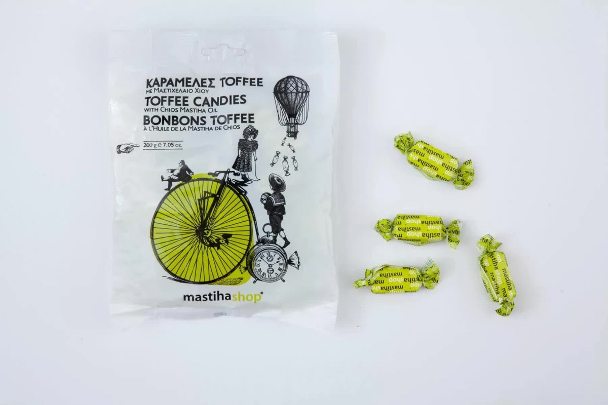 Cukierki Toffi z Mastyksem (mastiha) 200g