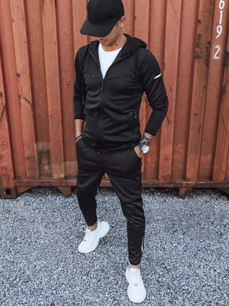 Dres męski czarny Dstreet AX0620-XXL