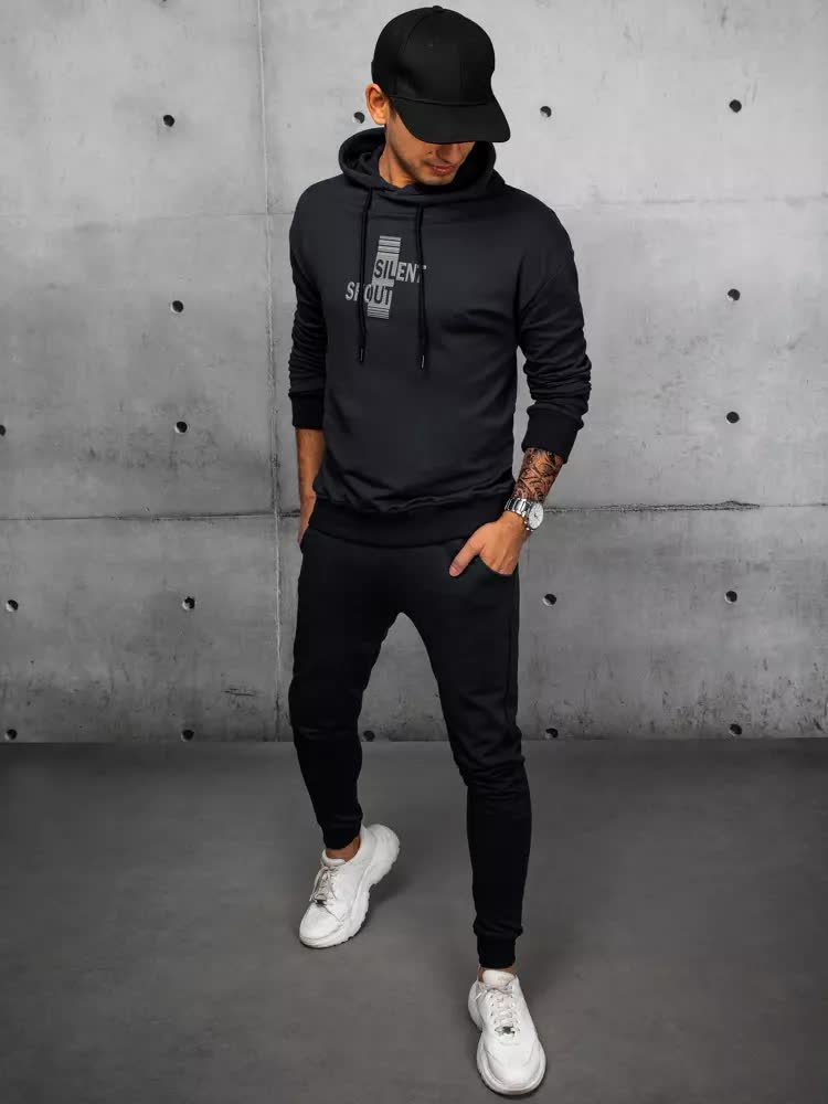 Dres męski czarny Dstreet AX0677-L